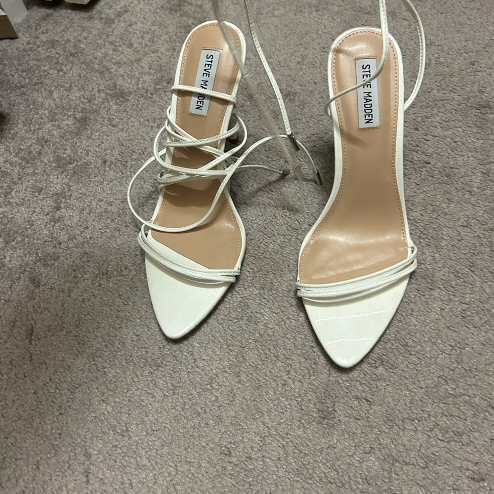 White High heels